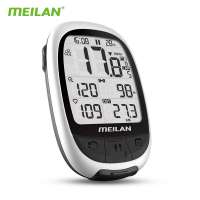 Meilan OVAL GPS Bike Computer Wireless Bike Computer Connected with Strava Meilan APP KOMOOT GPS Speedometer Meilan Accessory